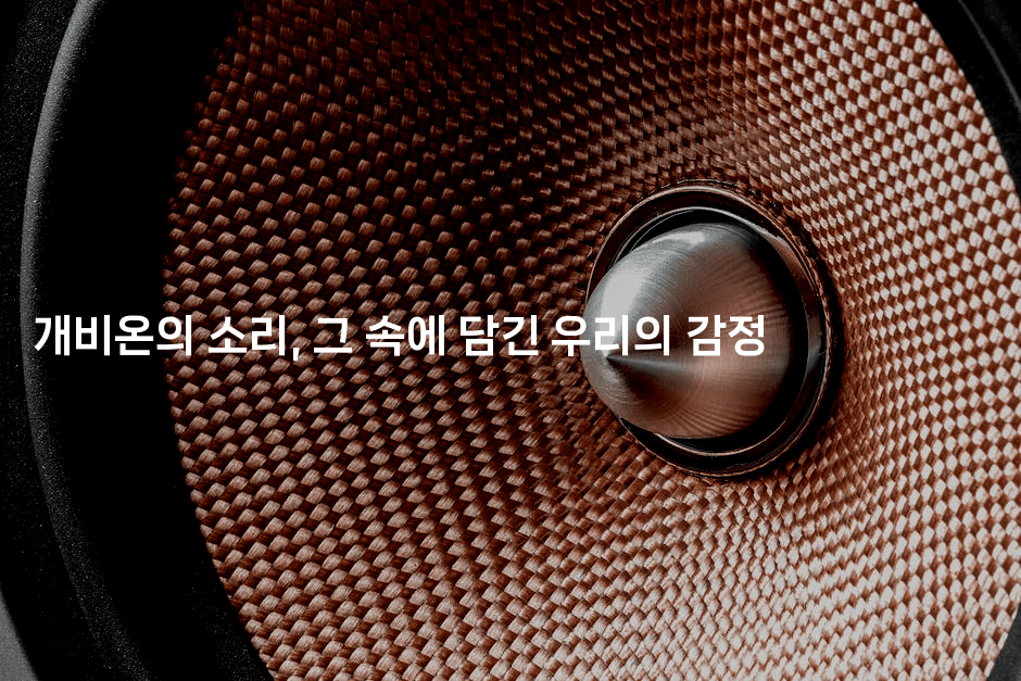 개비온의 소리, 그 속에 담긴 우리의 감정2-산사모