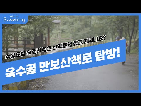 수성 도심 속 걷기 좋은 산책로를 찾고 계시나요? 욱수골 만보산책로 탐방!