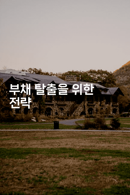 부채 탈출을 위한 전략-산사모