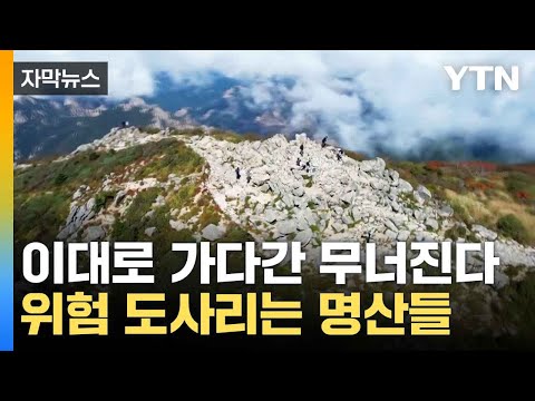 [자막뉴스] 한 번 만들면 끝?...위험 도사리는 등산로 / YTN